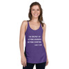 The secret of getting ahead is getting started. - Mark Twain - Ladies Triblend Racerback Tank Motivational quotes 7800317