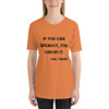 If you can dream it, you can do it. - Walt Disney - Unisex Short Sleeve Jersey T-Shirt Motivational quotes 7800229