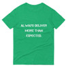 Always deliver more than expected. - Lightweight Fashion Short Sleeve T-Shirt Motivational quotes 7800732