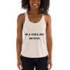 Be a voice, not an echo. - Women's Tri-Blend Racerback Tank Motivational quotes 7800806
