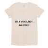Be a voice, not an echo. - Women's Tri-Blend T-Shirt Motivational quotes 7800850