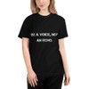 Be a voice, not an echo. - Unisex Eco Tee Motivational quotes 7801675