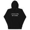 Love is a verb, not a noun. - Unisex Hoodie Motivational quotes 7801870