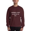 Happiness looks gorgeous on you. - Unisex Crewneck Sweatshirt Motivational quotes 7800983