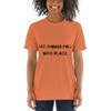 Let things fall into place. - Unisex Triblend Short Sleeve T-Shirt Motivational quotes 7801033