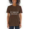 Let things fall into place. - Unisex Triblend Short Sleeve T-Shirt Motivational quotes 7801033