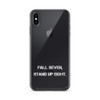 Fall seven, stand up eight. - iPhone Case Motivational quotes 7801099