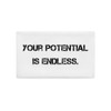 Your potential is endless. - Premium Pillow Case Motivational quotes 7801155