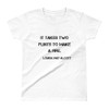 It takes two flints to make a fire. - Louisa May Alcott - Ladies' Ultra Cotton T-Shirt Motivational quotes 7800943