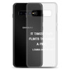 It takes two flints to make a fire. - Louisa May Alcott - Samsung Case Motivational quotes 7801626
