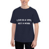 Love is a verb, not a noun. - Heritage Jersey T-Shirt Motivational quotes 7801884