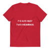 F-E-A-R hast two meanings: - Unisex Organic Cotton T-Shirt Motivational quotes 7801908