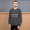 Love is a verb, not a noun. - Unisex Crewneck Sweatshirt Motivational quotes 7800962