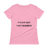 F-E-A-R hast two meanings: - Ladies Sheer Scoopneck T-Shirt Motivational quotes 7800699