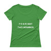 F-E-A-R hast two meanings: - Ladies Sheer Scoopneck T-Shirt Motivational quotes 7800699