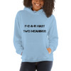 F-E-A-R hast two meanings: - Unisex Hooded Sweatshirt Motivational quotes 7800859