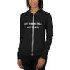 Let things fall into place. - Unisex Triblend Lightweight Zip Hoodie Motivational quotes 7801420