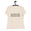 Old ways won't open new doors. - Women's Relaxed Short Sleeve Jersey Tee Motivational quotes 7801799