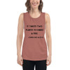 It takes two flints to make a fire. - Louisa May Alcott - Women's Flowy Muscle Tank Motivational quotes 7801405