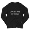 Love is a verb, not a noun. - Long Sleeve T-Shirt Motivational quotes 7801804