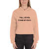 Fall seven, stand up eight. - Women's Fleece Crop Hoodie Motivational quotes 7801545