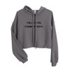 Fall seven, stand up eight. - Women's Fleece Crop Hoodie Motivational quotes 7801545