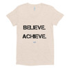 Believe. Achieve. Succeed. - Women's Tri-Blend T-Shirt Motivational quotes 7800869