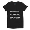 Believe. Achieve. Succeed. - Women's Tri-Blend T-Shirt Motivational quotes 7800869