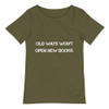 Old ways won't open new doors. - Raw Neck Tee Motivational quotes 7801619