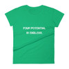 Your potential is endless. - Ladies Ringspun Fashion Fit T-Shirt Motivational quotes 7800783