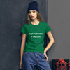 Your potential is endless. - Ladies Ringspun Fashion Fit T-Shirt Motivational quotes 7800783
