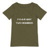 F-E-A-R hast two meanings: - Raw Neck Tee Motivational quotes 7801598