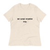 Do what scares you. - Women's Relaxed Short Sleeve Jersey Tee Motivational quotes 7801737