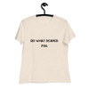 Do what scares you. - Women's Relaxed Short Sleeve Jersey Tee Motivational quotes 7801737