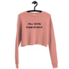 Fall seven, stand up eight. - Women's Fleece Crop Sweatshirt Motivational quotes 7801504