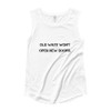 Old ways won't open new doors. - Ladies' Cap Sleeve T-Shirt Motivational quotes 7800966