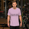 Old ways won't open new doors. - Unisex Short Sleeve Jersey T-Shirt Motivational quotes 7801253