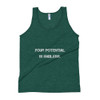 Your potential is endless. - Unisex Soft Tri-Blend Tank Motivational quotes 7800855