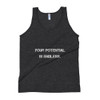 Your potential is endless. - Unisex Soft Tri-Blend Tank Motivational quotes 7800855