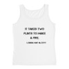 It takes two flints to make a fire. - Louisa May Alcott - Ladies Missy Fit Ringspun Tank Top Motivational quotes 7800668