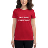 Fall seven, stand up eight. - Ladies Ringspun Fashion Fit T-Shirt Motivational quotes 7800799