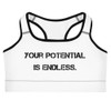 Your potential is endless. - Sports Bra Motivational quotes 7801483