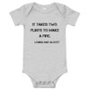 It takes two flints to make a fire. - Louisa May Alcott - Baby Jersey Short Sleeve One Piece Motivational quotes 7801585