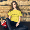 Let things fall into place. - Unisex Short Sleeve Jersey T-Shirt Motivational quotes 7801073