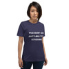 You don't gain anything from stressing. - Unisex Short Sleeve Jersey T-Shirt Motivational quotes 7810742