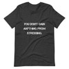You don't gain anything from stressing. - Unisex Short Sleeve Jersey T-Shirt Motivational quotes 7810742