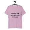 You don't gain anything from stressing. - Unisex Short Sleeve Jersey T-Shirt Motivational quotes 7810742
