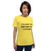You don't gain anything from stressing. - Unisex Short Sleeve Jersey T-Shirt Motivational quotes 7810742