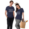 Wasted time is worse than wasted money. - Unisex Organic Cotton T-Shirt Motivational quotes 7813012
