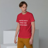 Wasted time is worse than wasted money. - Unisex Organic Cotton T-Shirt Motivational quotes 7813012